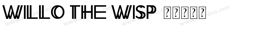 Willo the Wisp字体转换